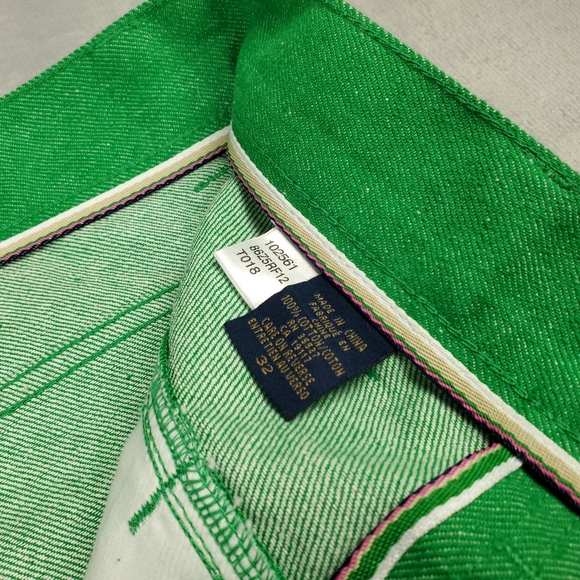 Marithe Francois Girbaud Jeans Mens 32x34 Blue Brand X Baggy 90s Hip Hop Green - Picture 8 of 13